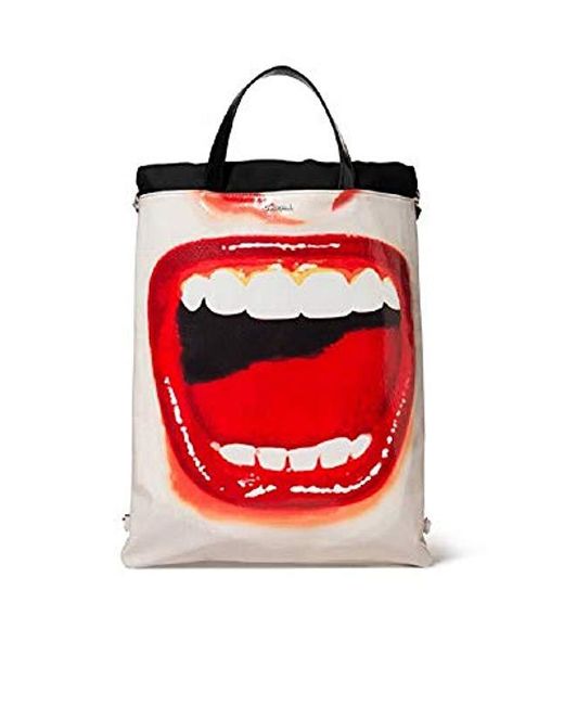 Desigual Multicolor Woman Bag Type Backpack Model Speak Up Alguero Grey Pearl