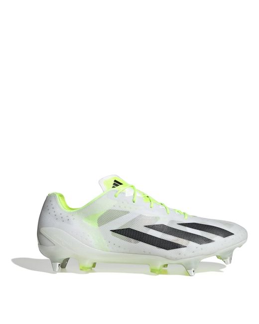 Adidas Green S X Crzy + Sg Soft Ground Football Boots White 6 Uk for men