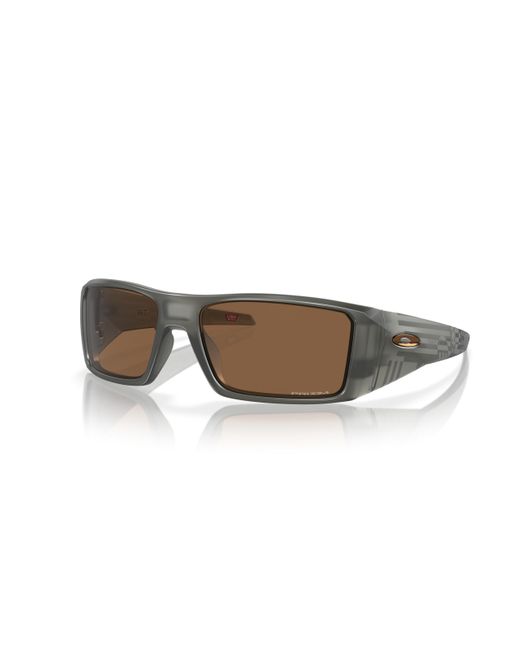 Oakley Black Oo9231 Heliostat Rectangular Sunglasses