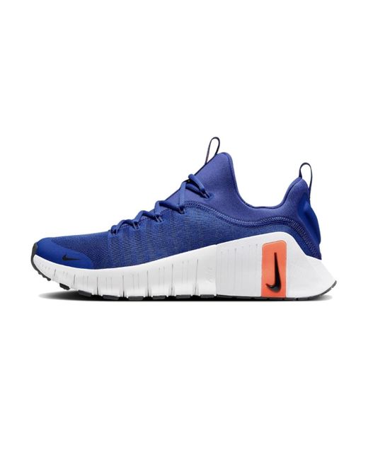 Nike Blue Free Metcon 6 Trainers Gym Fitness Workout Shoes Fj7127 for men