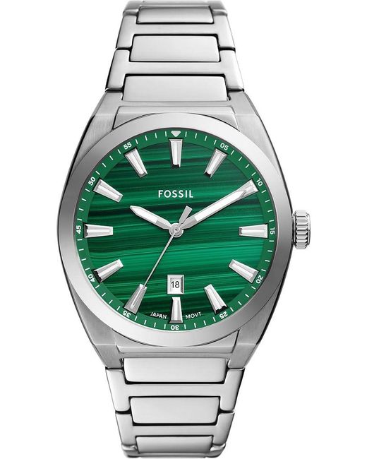 Fossil Uhren Analog Quarz One Size 89076501 in Green für Herren