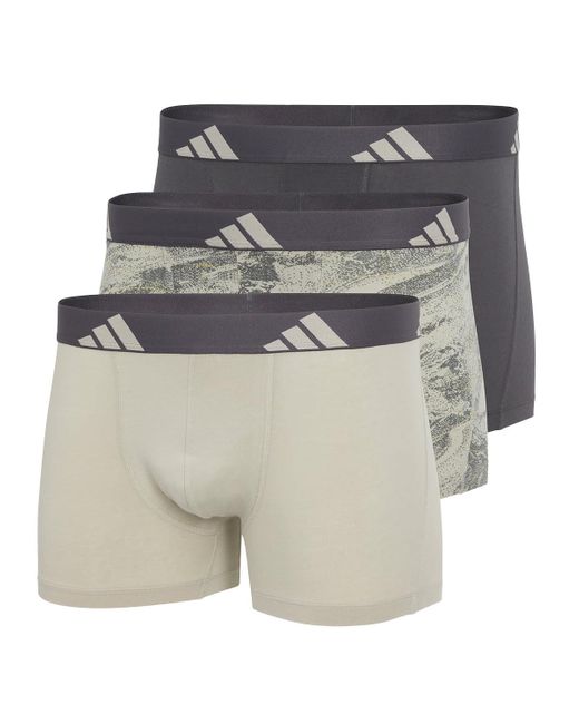 Adidas Unterwäsche 3er Pack-Trunk in Gray für Herren