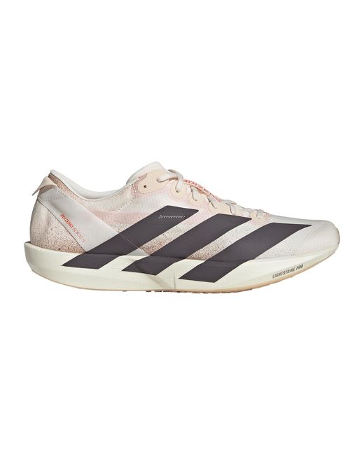 Adidas Performance Hardloopschoen Witgrijs in het White voor heren