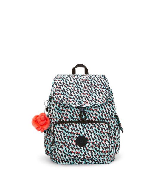 Kipling Blue Backpack City Pack S Abstract Small