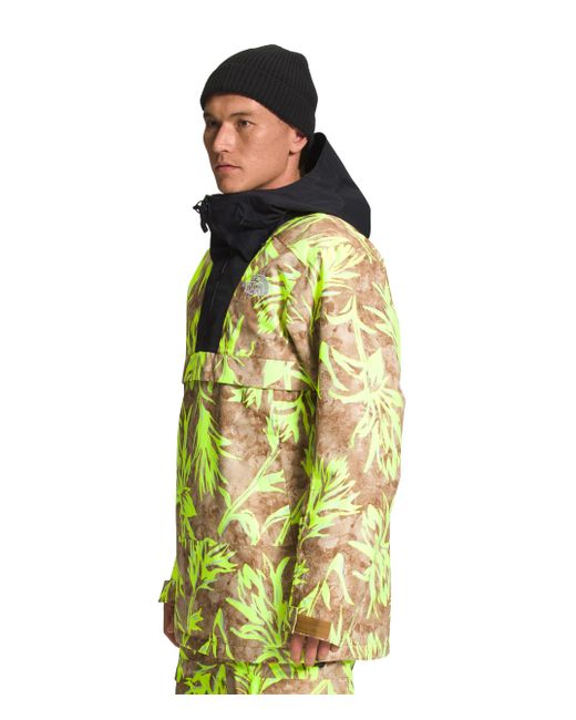 The North Face Green Silvani Anorak Ski Jacket for men