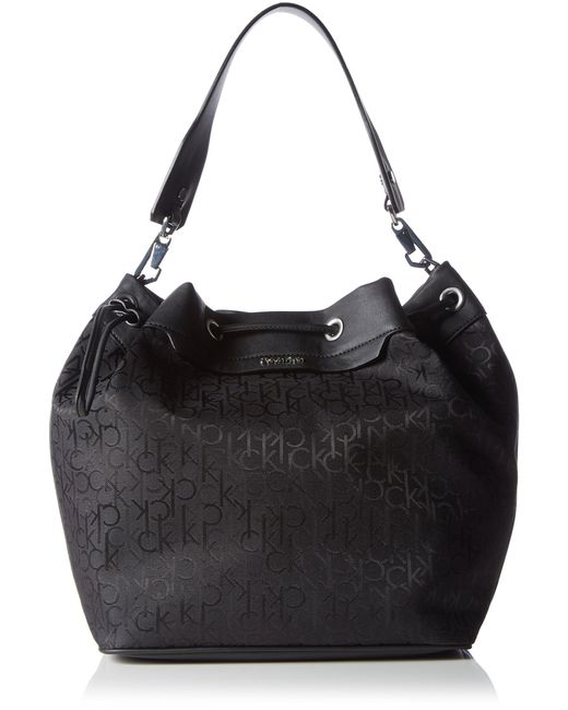 Calvin Klein Black Lara Bucket Bag K60K601153 Umhängetaschen 37x33x18 cm