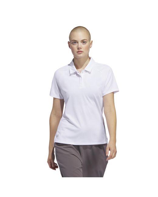 Adidas White Ultimate365 Heat.rdy Polo Shirt Golf