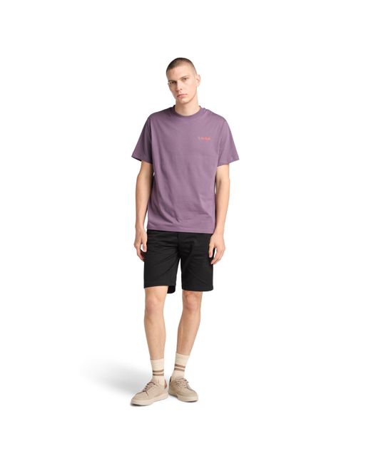 Rugged Active Gear Back Graphic Tee Rugged Active Gear Back Graphic Tee di Timberland in Purple da Uomo