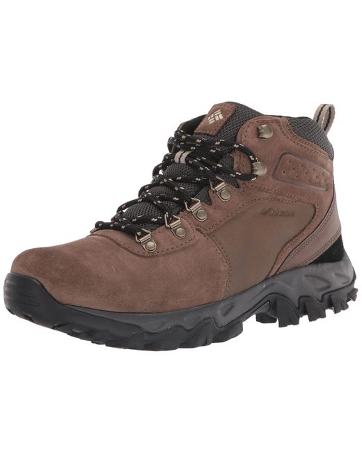 Columbia Brown Newton Ridge Plus Ii Suede Waterproof Hiking Shoe for men