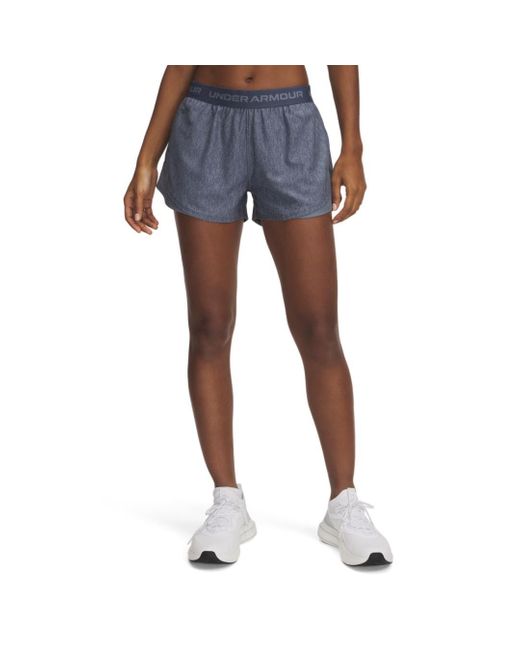 Under Armour Blue Tech Play Up Twist Shorts,