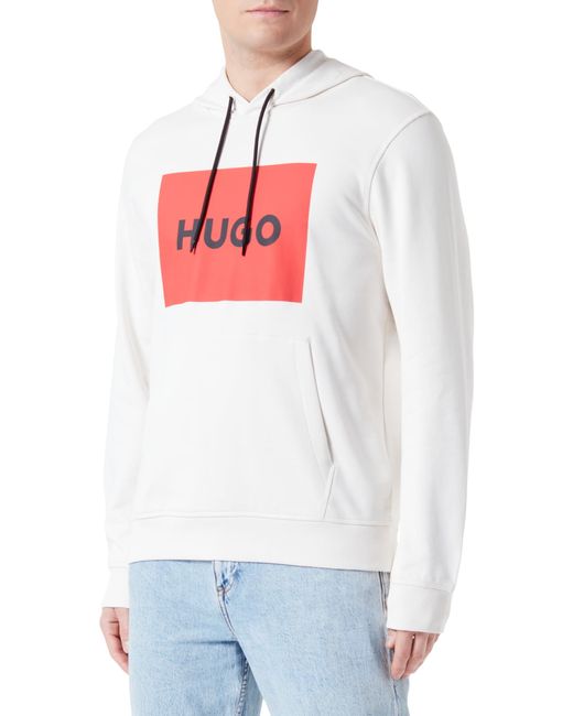 HUGO Duratschi223 Sweatshirt in White für Herren