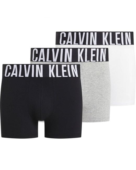 Calvin Klein Trunk 3pk 000nb3608a Trunk,black for men