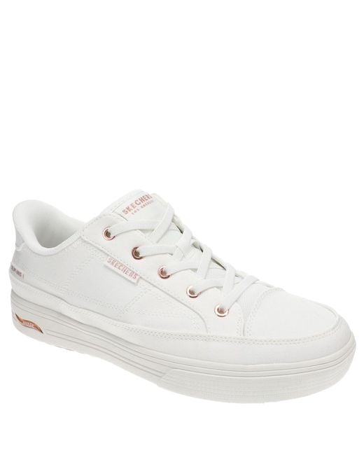 Arch Fit Arcade-See Ya There Hands Free Slip-ins di Skechers in White