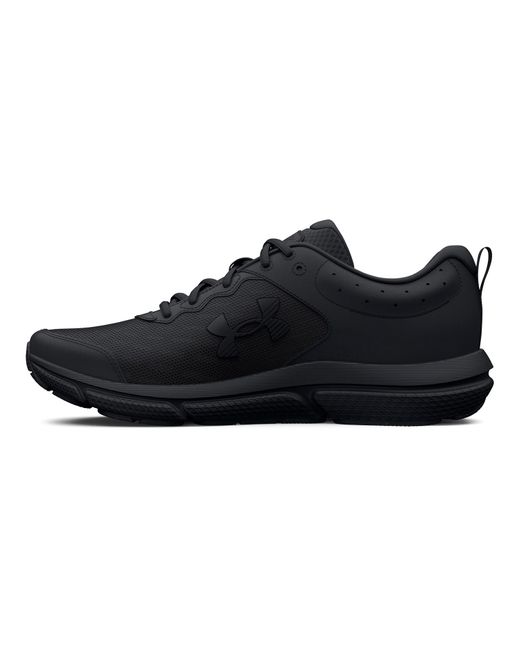 Under Armour Black Charged Assert 10 Running Shoe, for men