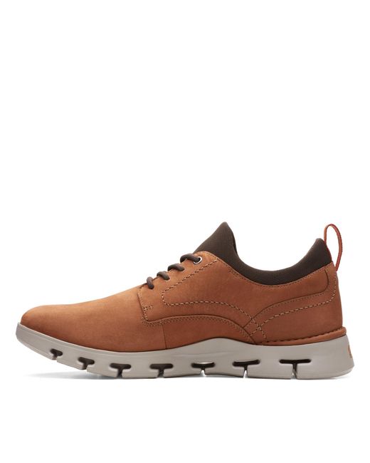 Clarks Brown Nature X Two Sneakers for men