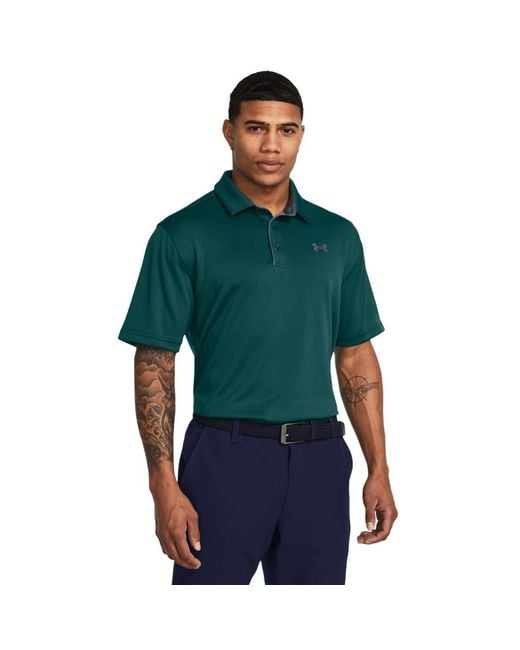 Under Armour Tech Golf-Poloshirt für in Green für Herren