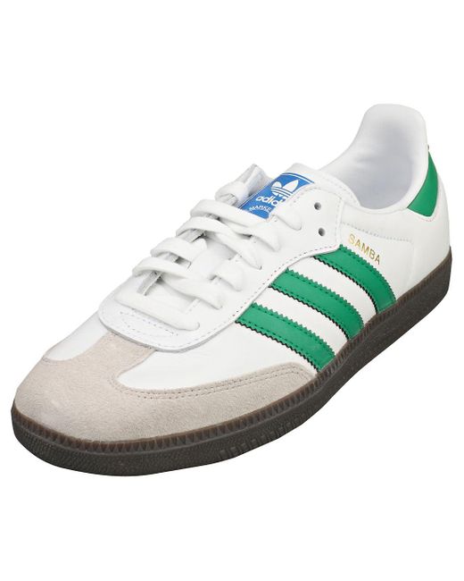 Scarpe unisex per adulti Samba OG J di adidas in Verde Lyst