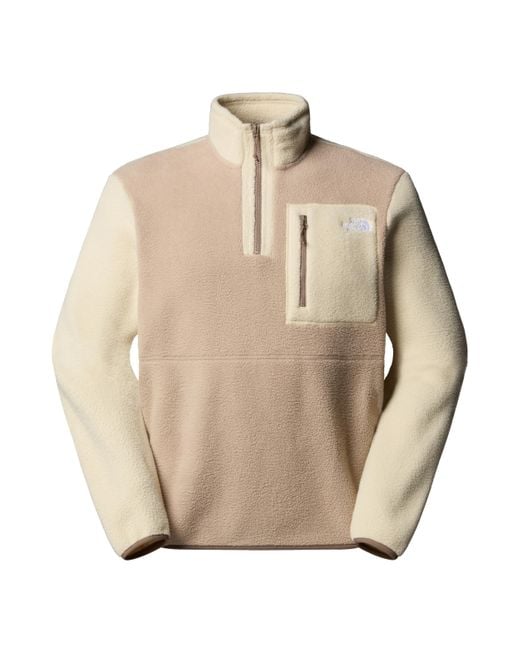 The North Face Yumiori 1/4 Zip Sweatshirt in Natural für Herren
