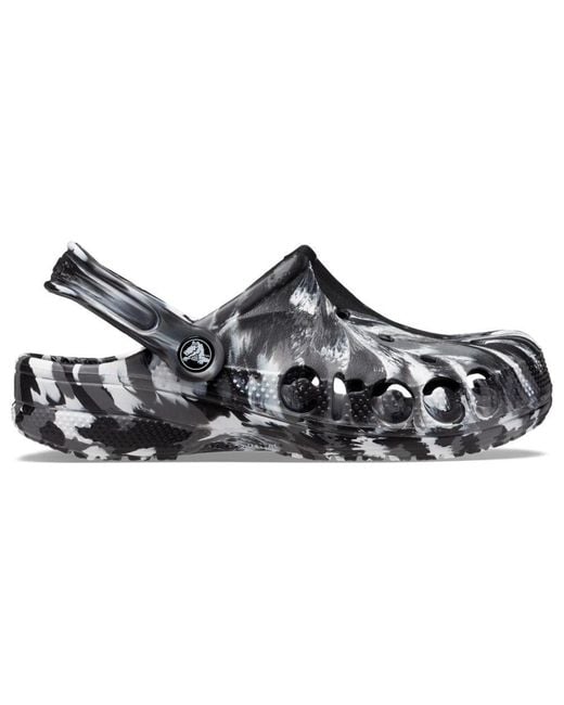 CROCSTM Baya Marbled Clog Black/white Size 12 Uk