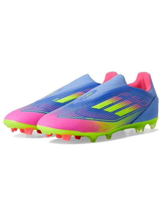 Adidas Black F50 League Laceless Firm Ground/Multi Ground Soccer Cleats Soccer Shoes//Solar 12