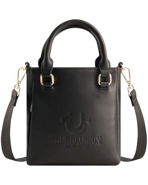 True Religion Black True Religon Mini Love Tote