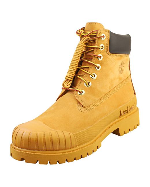 Timberland Yellow In Waterproof S Ankle Boots In Wheat - 9.5 for men