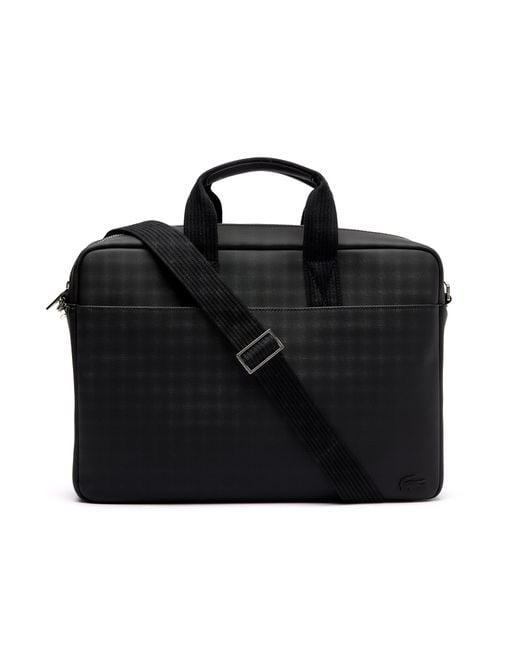 Lacoste Black Nh4429hc Computer Bag for men
