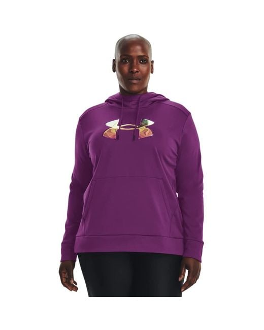Under armour 2024 hoodie purple