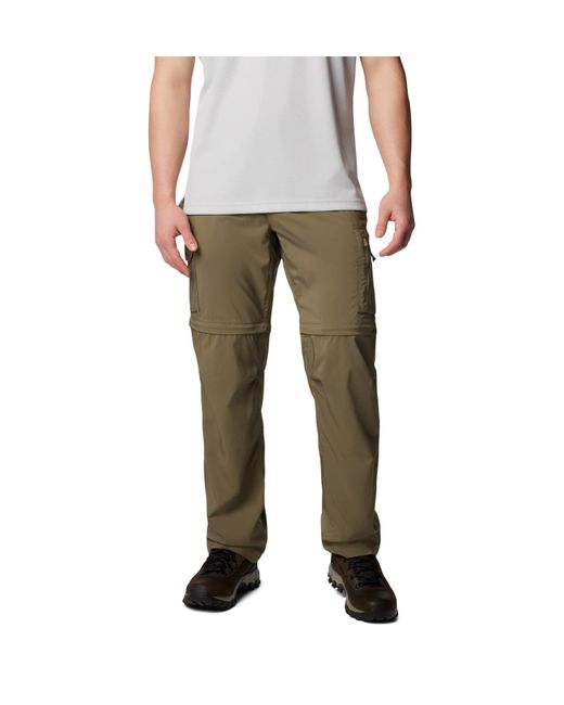 Columbia Green Silver Ridge Utility Convertible Pant for men