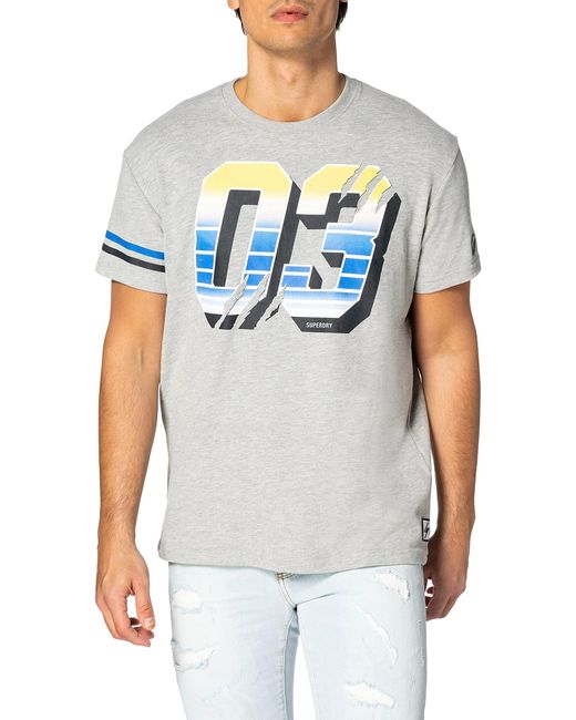 M1010960A Camiseta Superdry de hombre de color Gris - Lyst