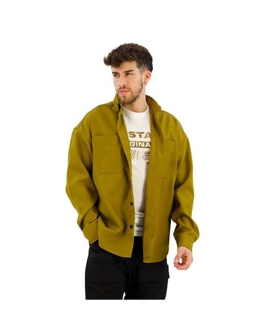 G-Star Para Hombre Camisa TP Button Down Oversized G-Star de hombre de color Green