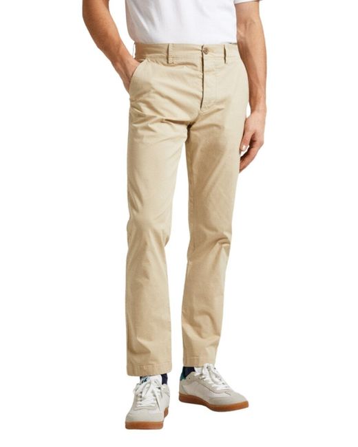Slim Chino 2 Pantalon Pepe Jeans pour homme en coloris Natural