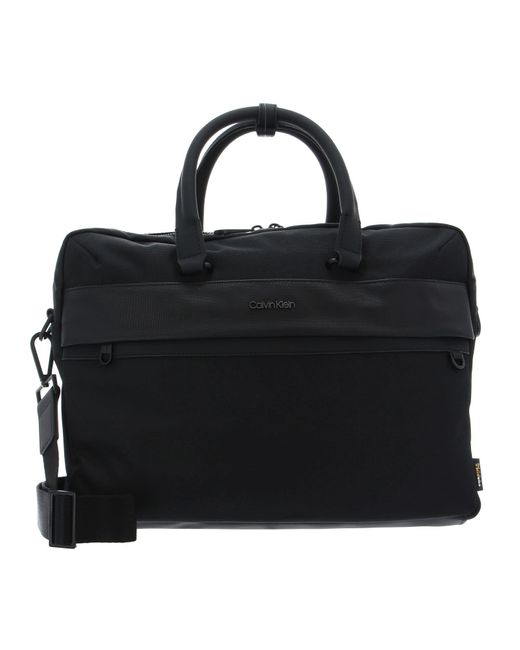 Calvin Klein Black Remote Laptop Bag W/sleeve for men