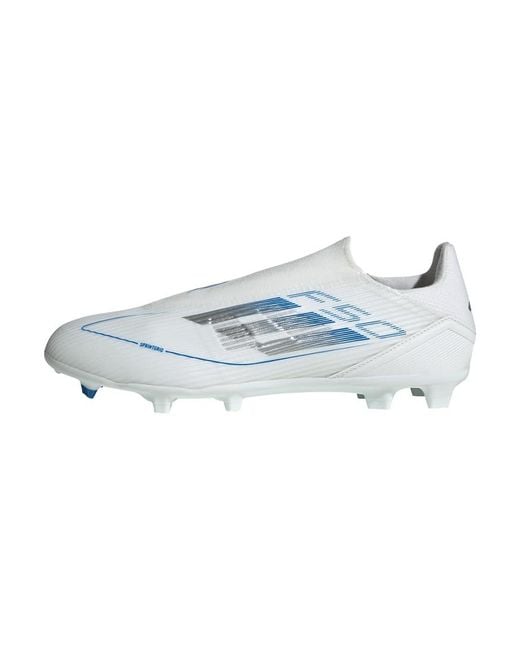 Adidas Blue F50 League Laceless Firm/multi-ground Boots