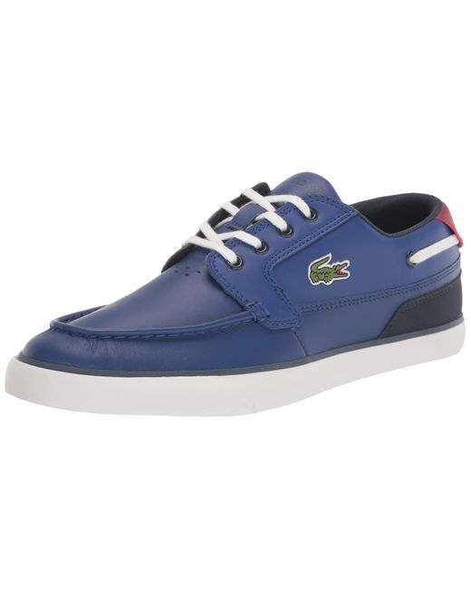 Lacoste Baylis Deck Sneaker in het Blauw voor heren | Lyst NL