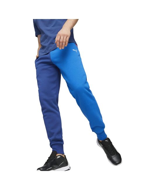 PUMA Blue Bmw M Motorsport Essentials Fleece Pants Sweatpants for men