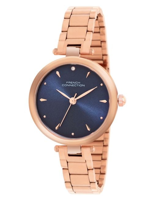 French Connection Analog Blue Dial Watch-fcn0103urgm