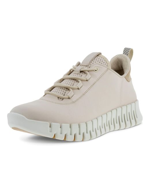 Ecco Brown Gruuv Lace Up Sneaker