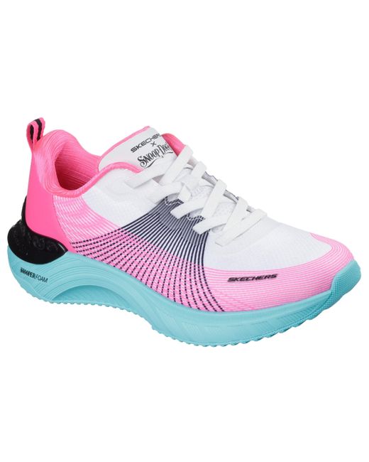 Skechers White Snoop Ace-cyber Walker Sneaker