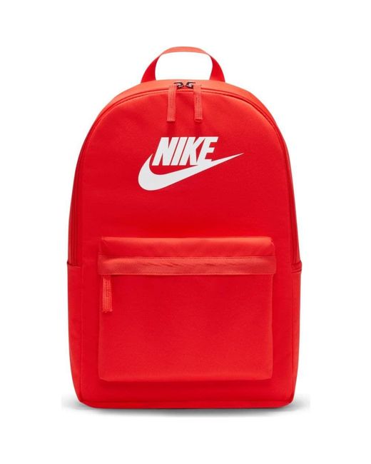 Nike Heritage Rugzak Chile Rood/zwart/wit in het Red