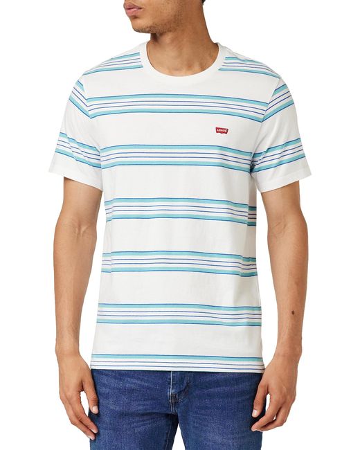 Levi's Ss Original Housemark Tee T-Shirt,Mehrfarbig in Blue für Herren