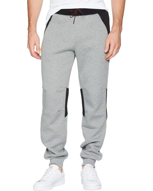 PUMA Gray Scuderia Ferrari Sweat Pants for men