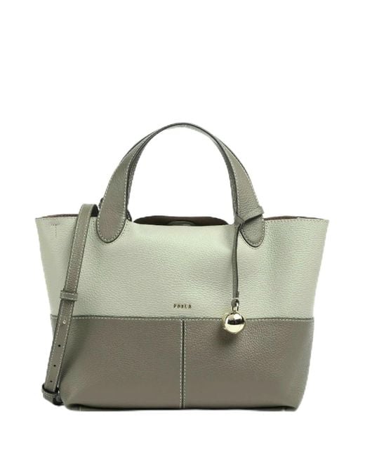 Sac à main Primrose Mini Sage + Light Sage Furla en coloris Metallic