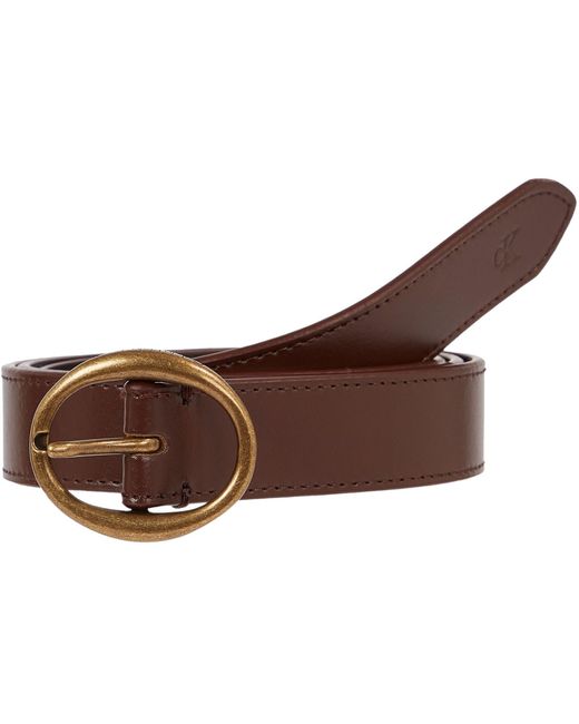 Calvin Klein Brown Belt Classic 2.5 Cm Leather