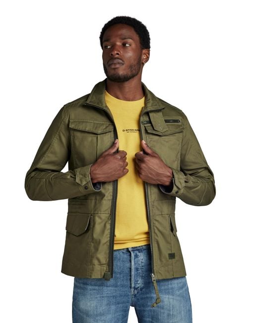 G-Star RAW Green Rovic Slim Field Jacket for men