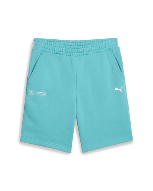 PUMA Blue Mercedes Amg Petronas Essentials Shorts Casual for men