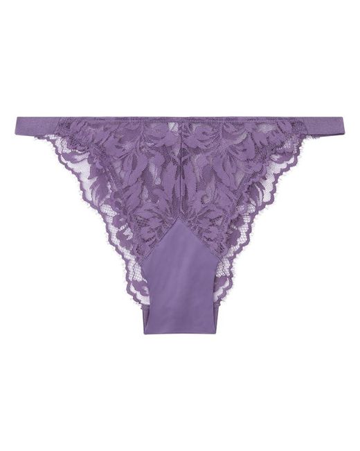 Braguita clásica Tira Encaje Morado Lencería Women'secret de color Purple
