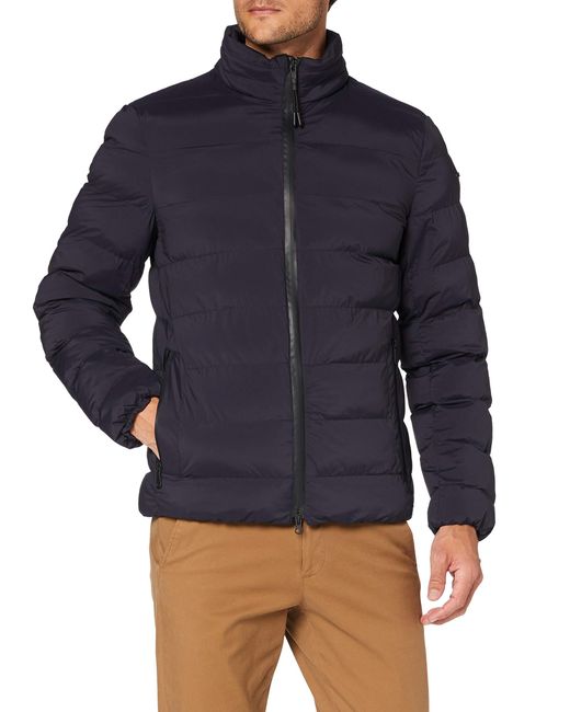 Geox S M MONDELLO Quilted Jacket in Black für Herren