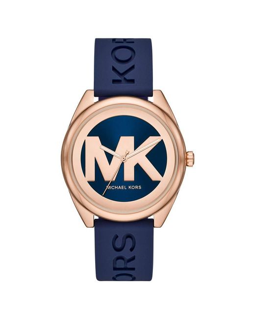Michael Kors MK7140 Armbanduhr in Blau - Lyst