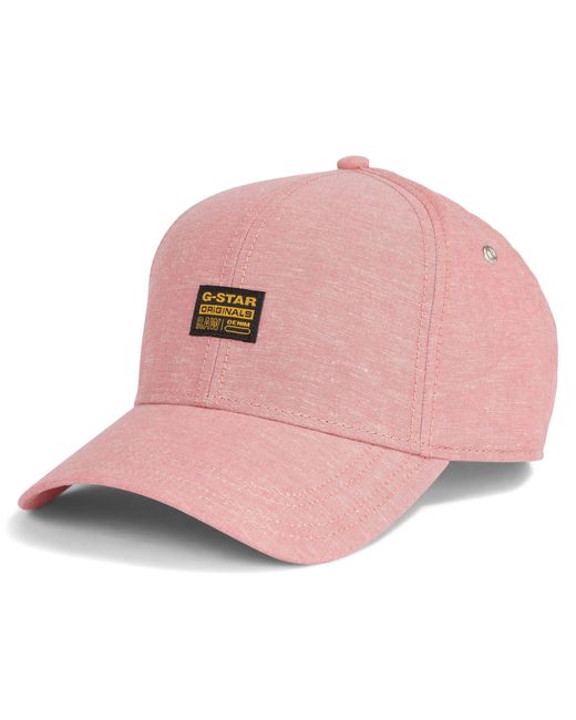 G-Star RAW Originals Baseball Cap in het Pink voor heren